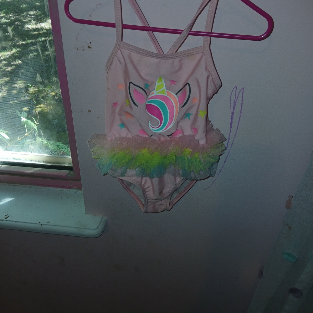 Garanimals Pink Unicorn Kids Swim One Piece
